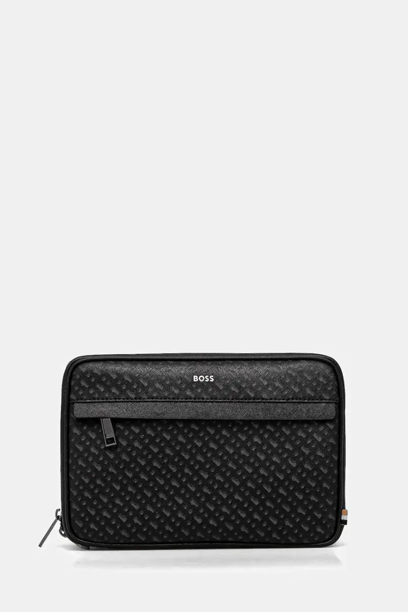 astuccio per trucchi in pelle Zair_MN_Washbag colore nero 50552626