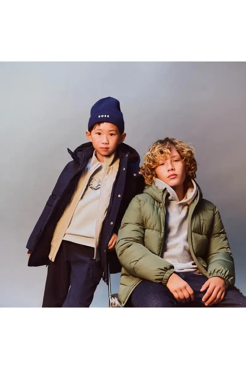 berretta per bambini colore blu navy J52616 miniatura 5