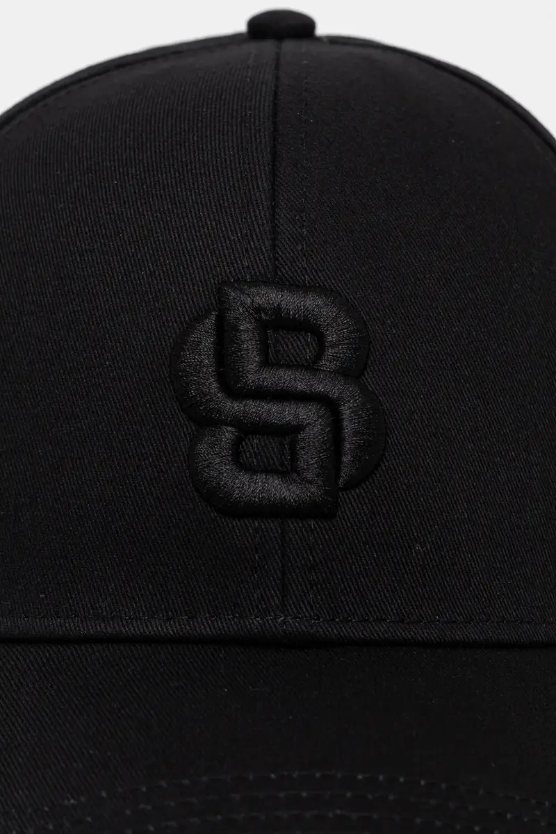 berretto da baseball colore nero con applicazione 50533299 miniatura 4