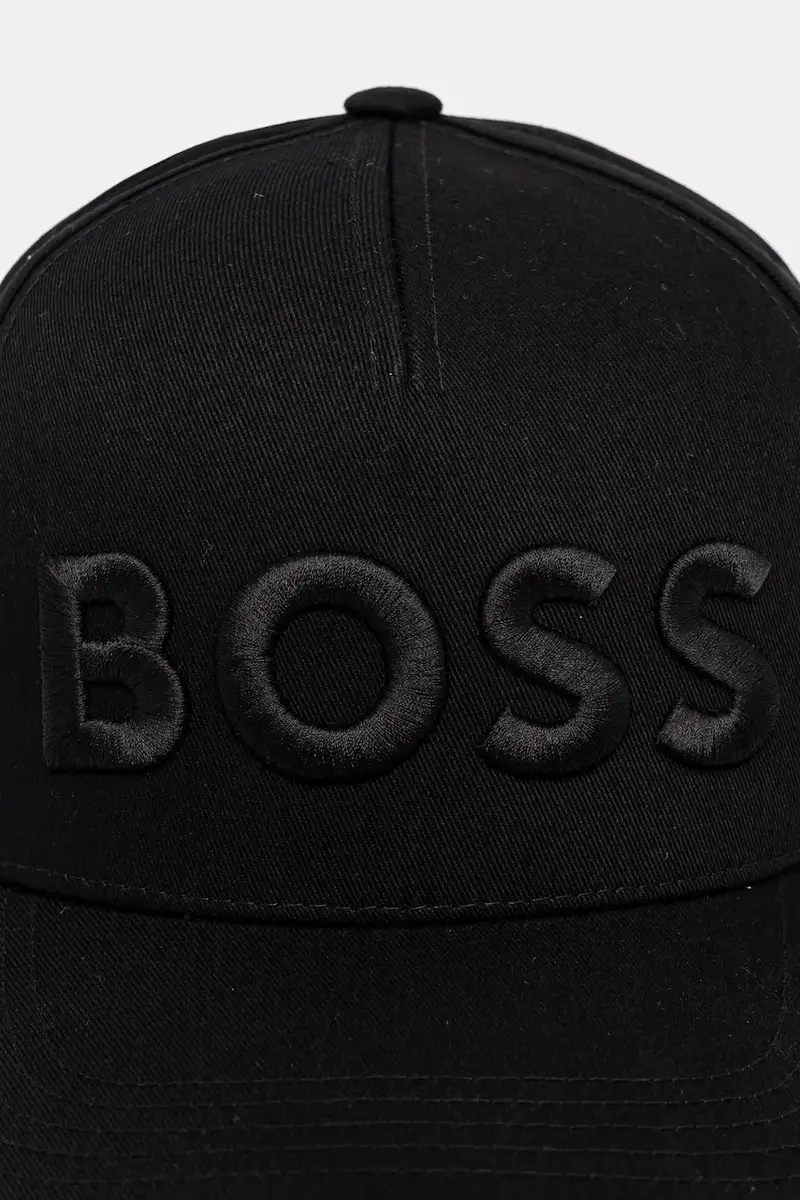 berretto da baseball in cotone colore nero con applicazione 50536482 miniatura 2