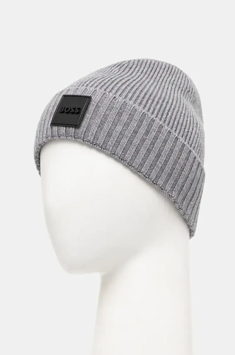 berretto in lana colore argento 50522426 Grigio miniatura 2