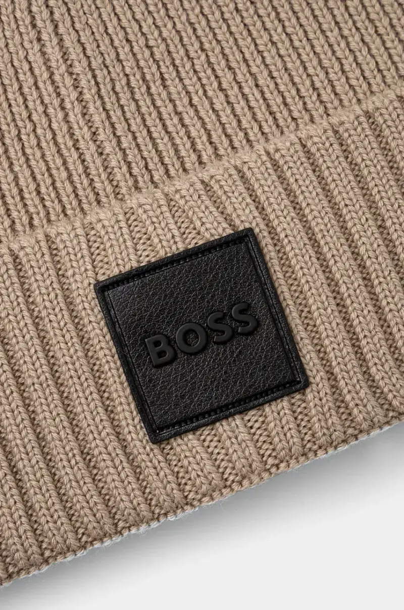 berretto in lana colore beige 50522426 miniatura 3