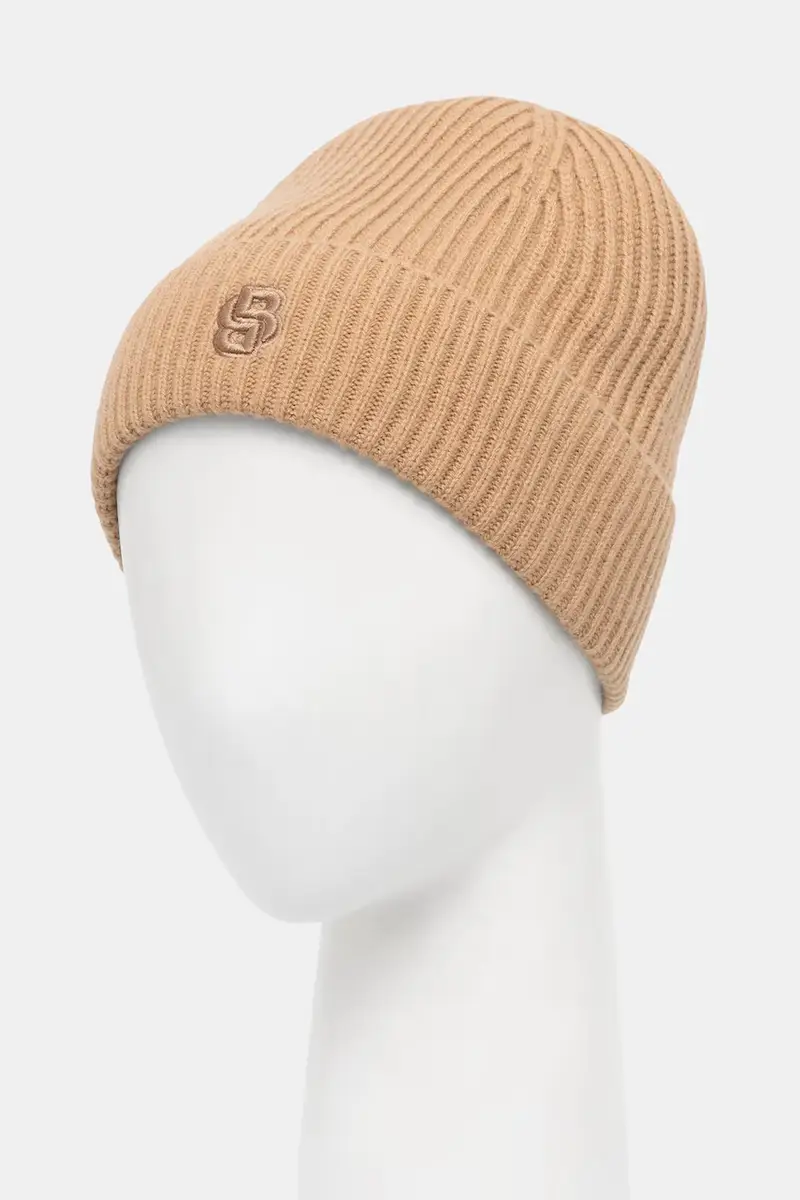 berretto in lana colore beige 50557673 miniatura 2