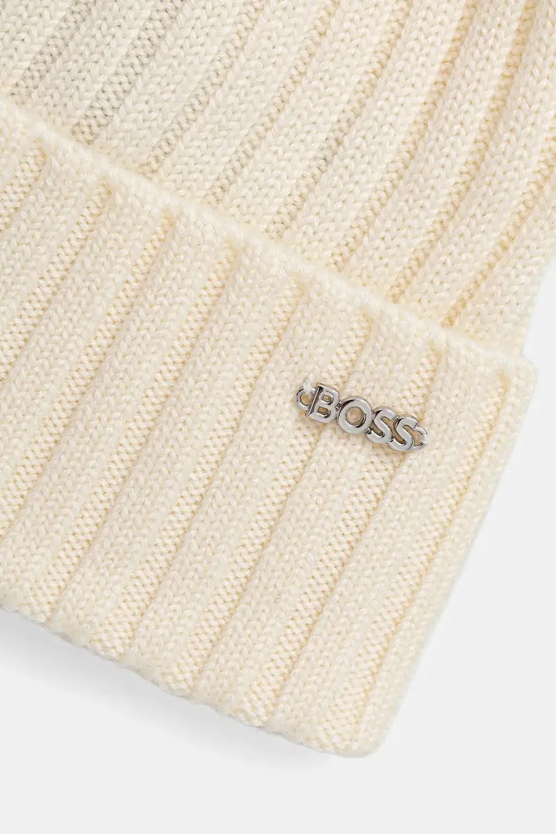 berretto in lana colore bianco 50545781 Beige miniatura 2