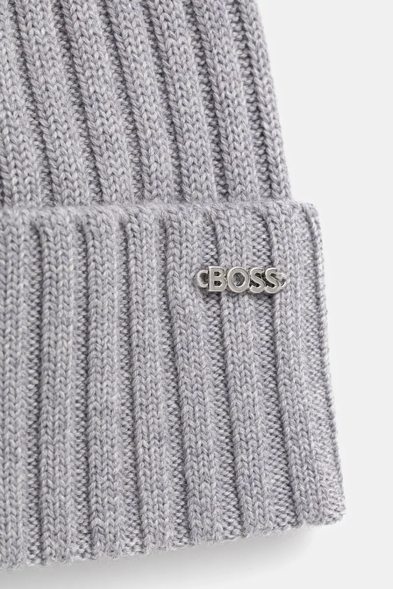 berretto in lana colore grigio 50545781 miniatura 3
