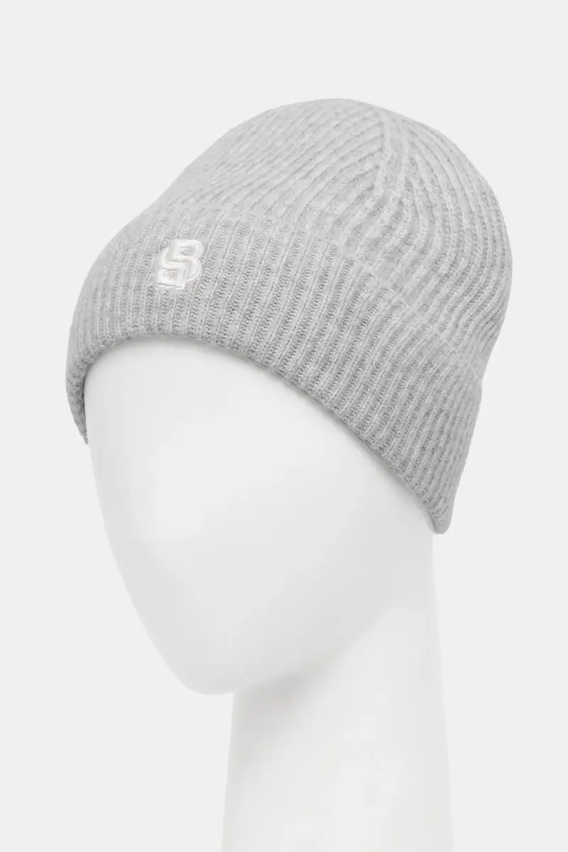 berretto in lana colore grigio 50557673 miniatura 2