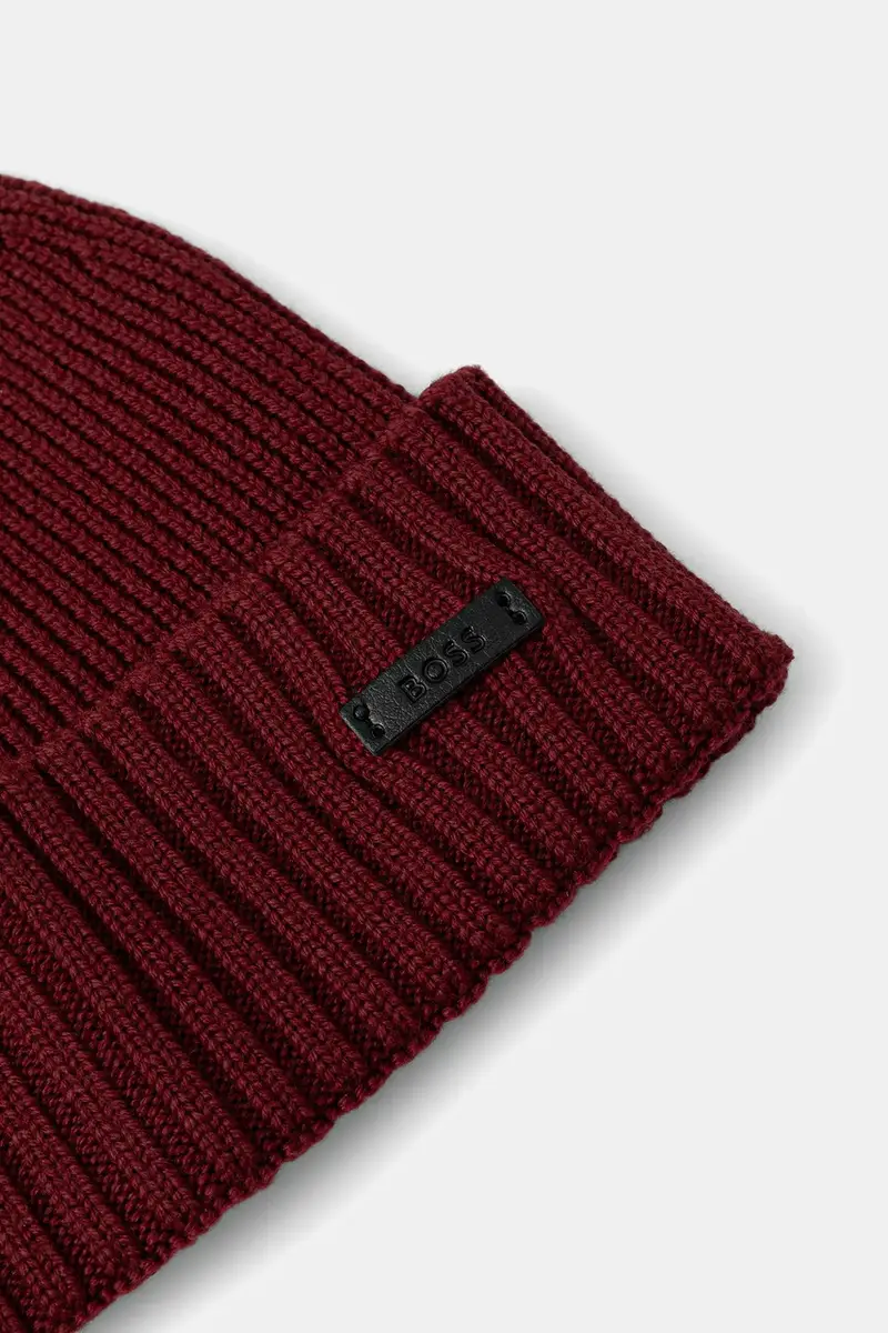 berretto in lana colore nero 50495306 Rosso miniatura 2