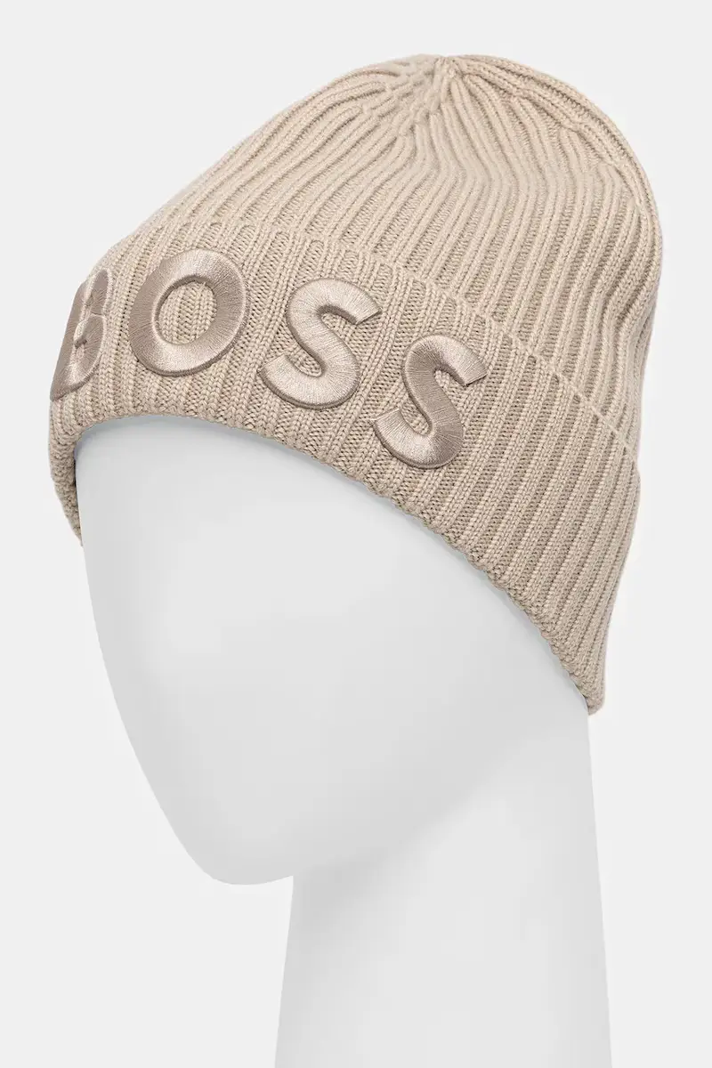 berretto in lana colore nero 50497815 Beige miniatura 2