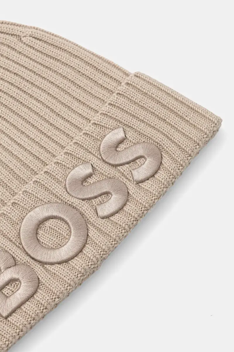 berretto in lana colore nero 50497815 Beige miniatura 3