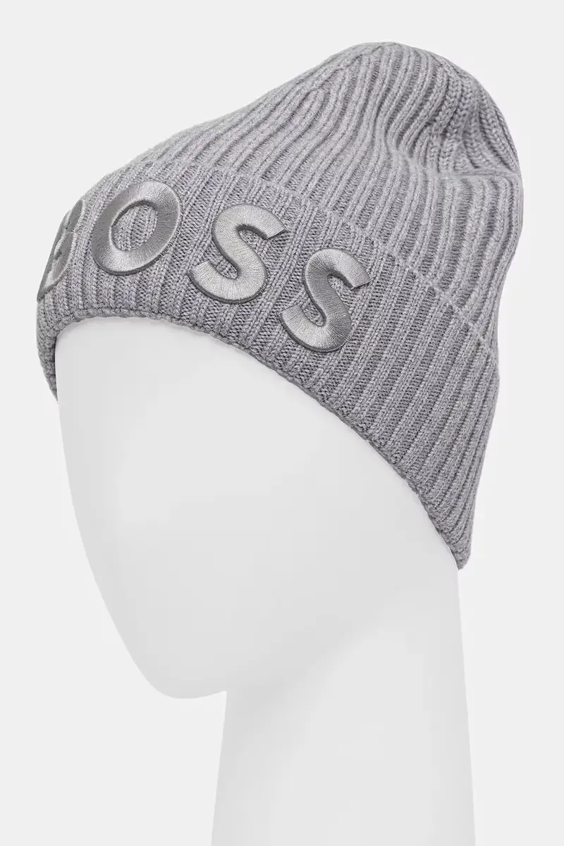 berretto in lana colore nero 50497815 Grigio miniatura 2