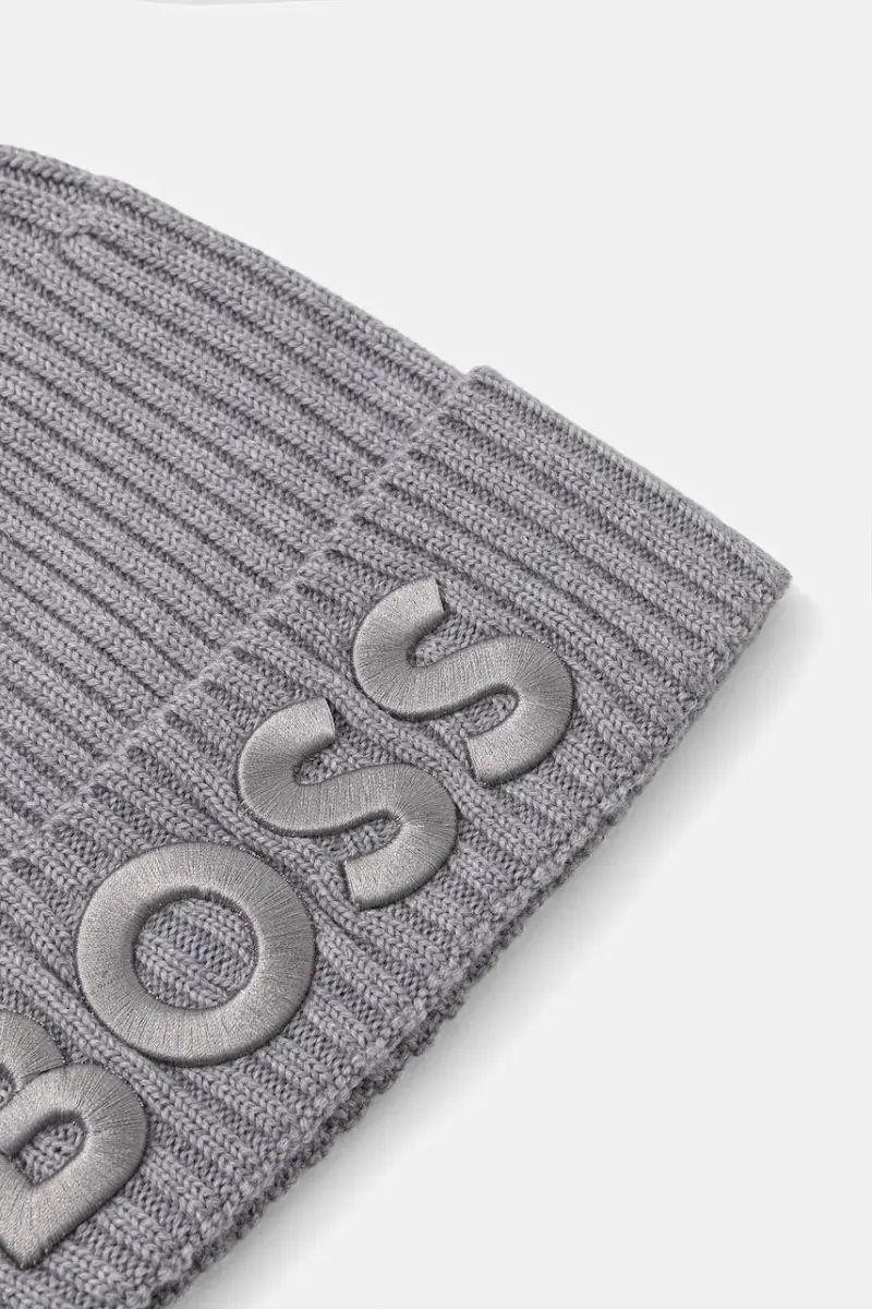 berretto in lana colore nero 50497815 Grigio miniatura 3