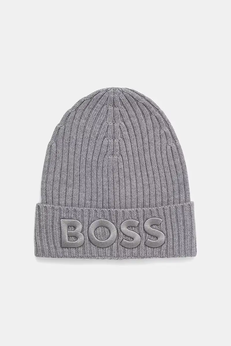 berretto in lana colore nero 50497815 Grigio