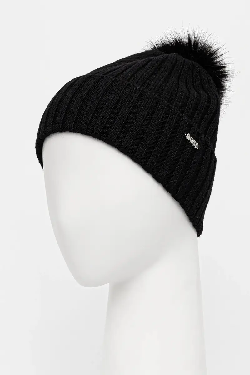 berretto in lana colore nero 50545781 miniatura 3