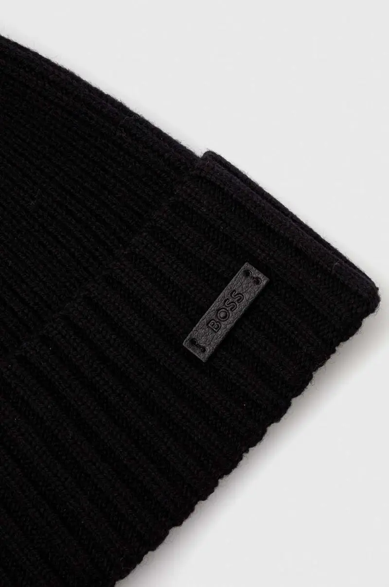 berretto in lana Nero miniatura 3