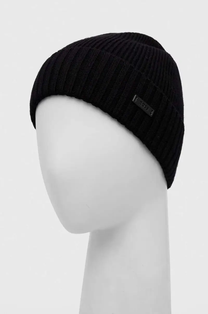 berretto in lana Nero