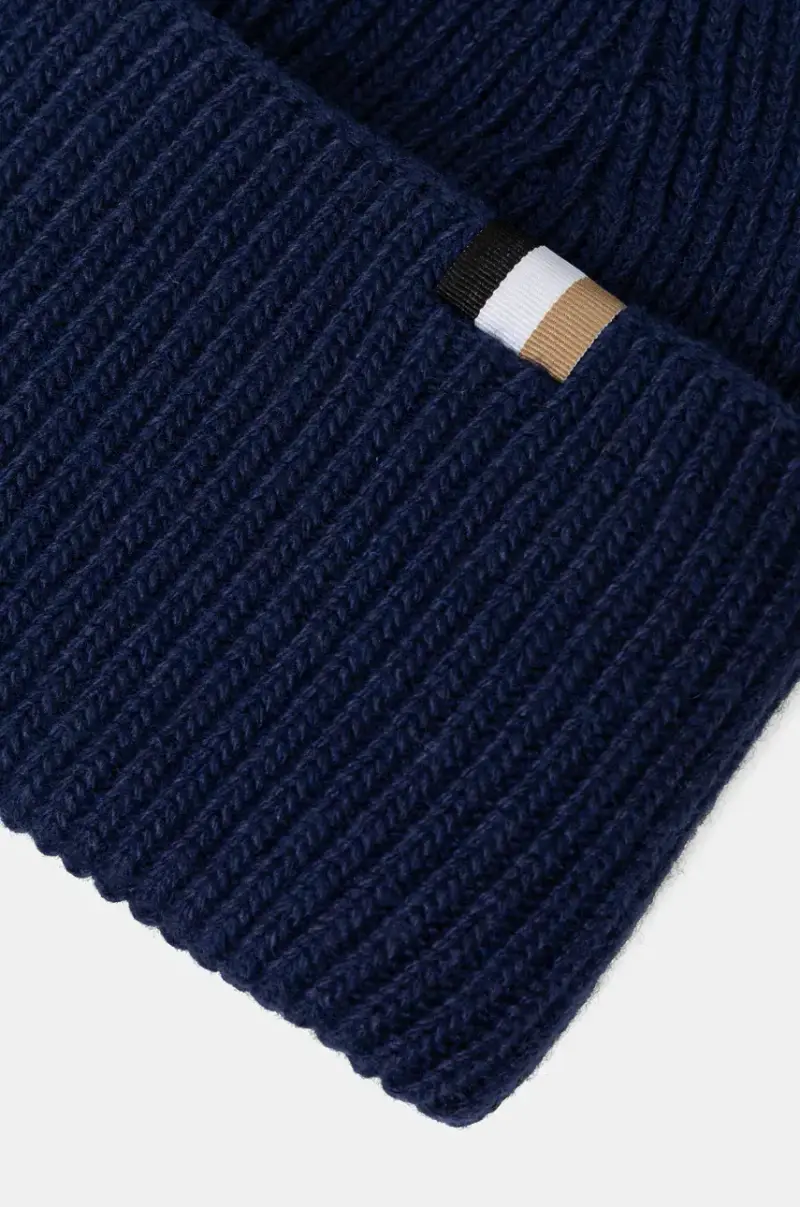 berretto in misto lana colore blu 50497808 miniatura 2