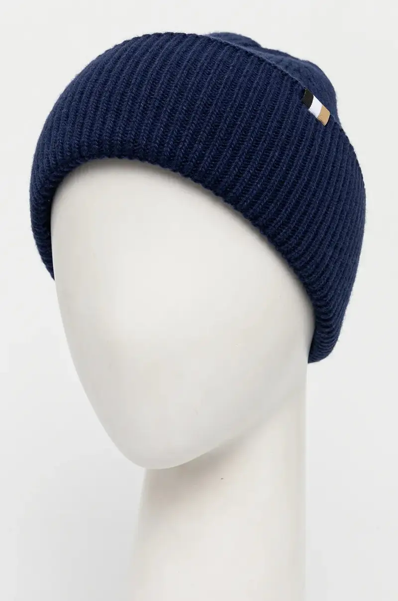 berretto in misto lana colore blu 50497808 miniatura 3
