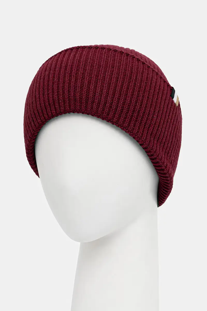 berretto in misto lana colore nero 50497808 Granata miniatura 2