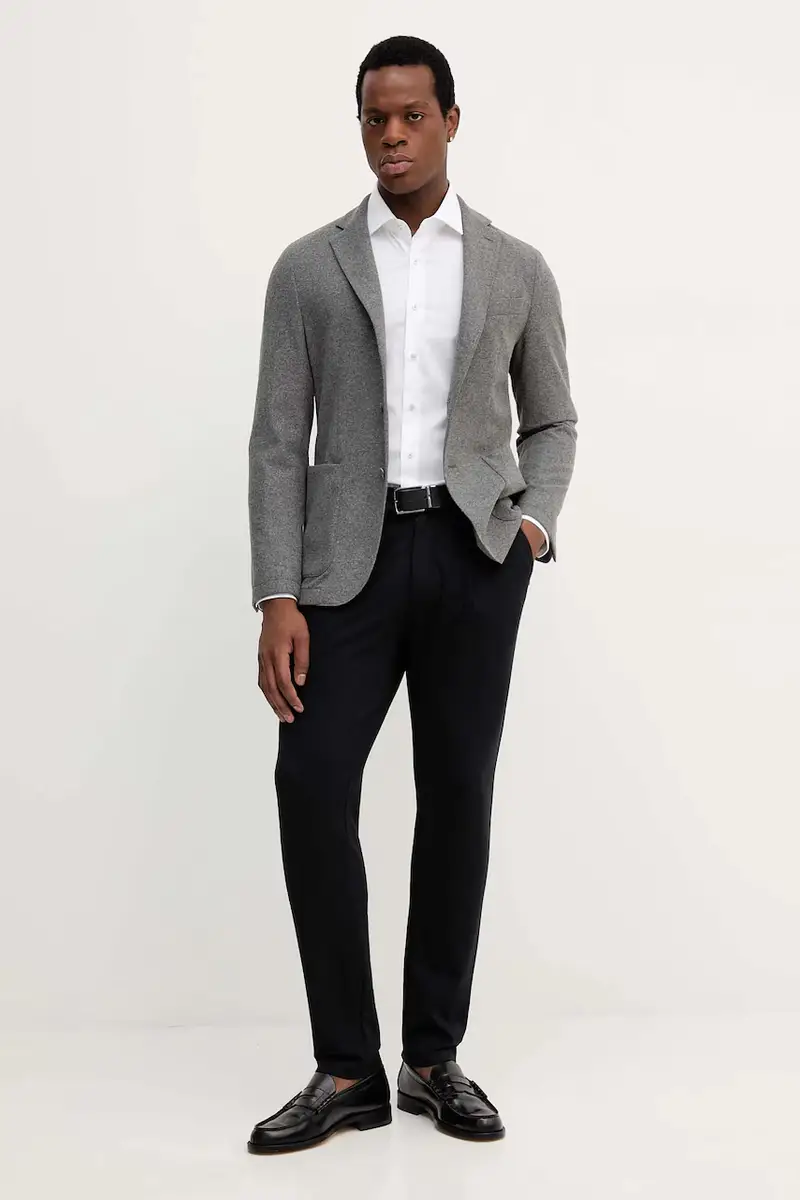 Boss Blazer Uomo Grigio 3611932 miniatura 2