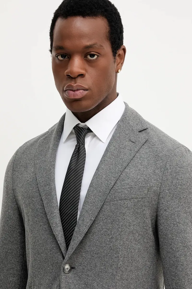 Boss Blazer Uomo Grigio 3611932 miniatura 4