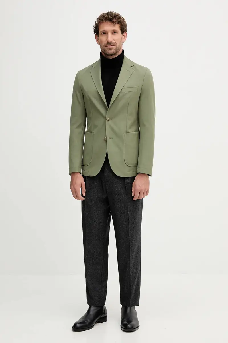Boss Blazer Uomo Verde 3159247 miniatura 2