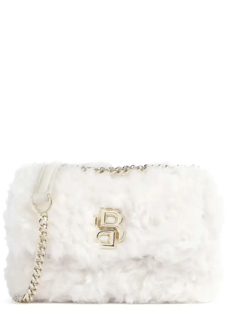 BORSA B_ICON S SH. BAG FUR BIANCO