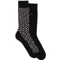 Calzini neri con fantasia miniatura 3