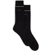 Calzini neri orli logati miniatura 4