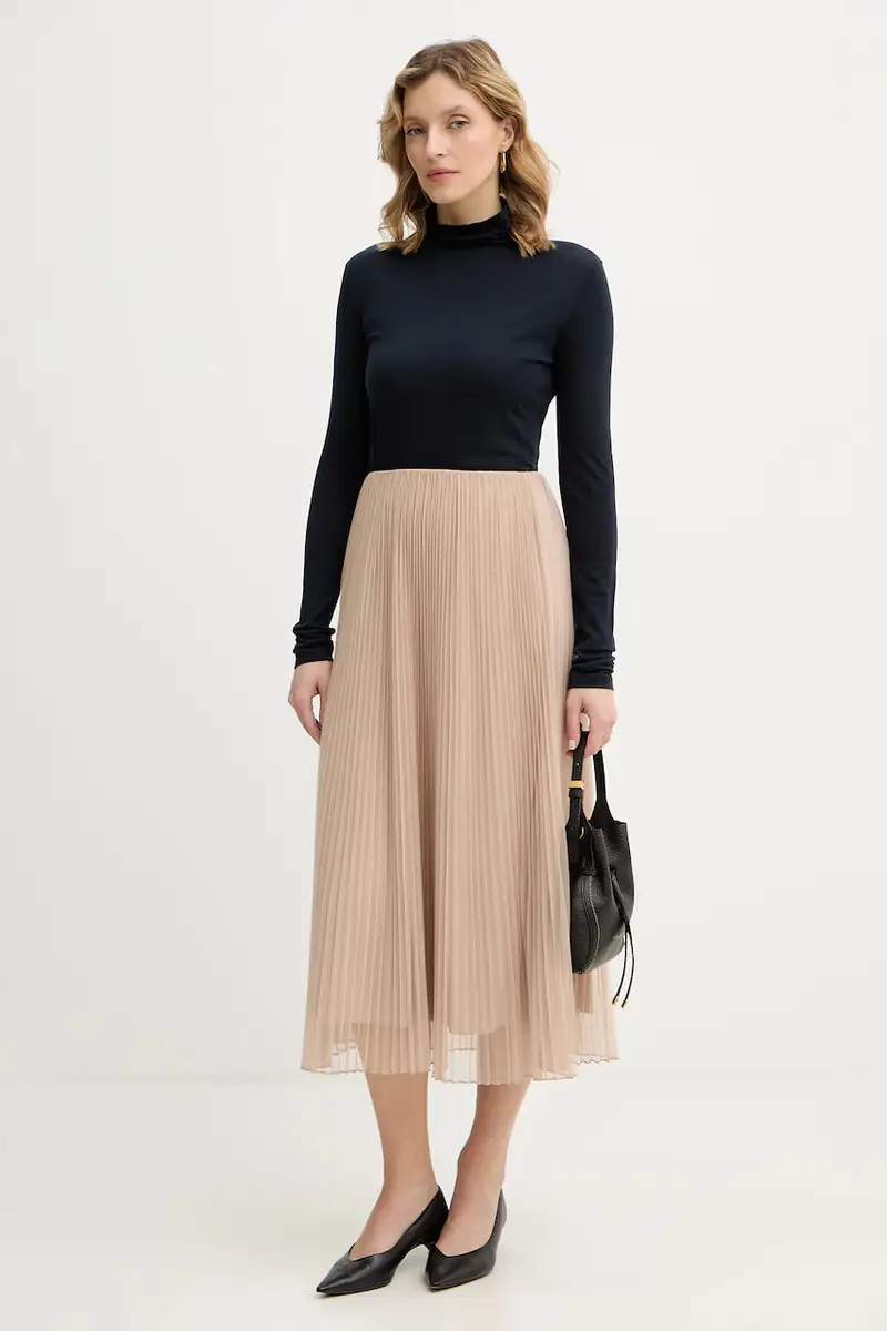 camicetta a maniche lunghe con lana Elavu Blu navy miniatura 2