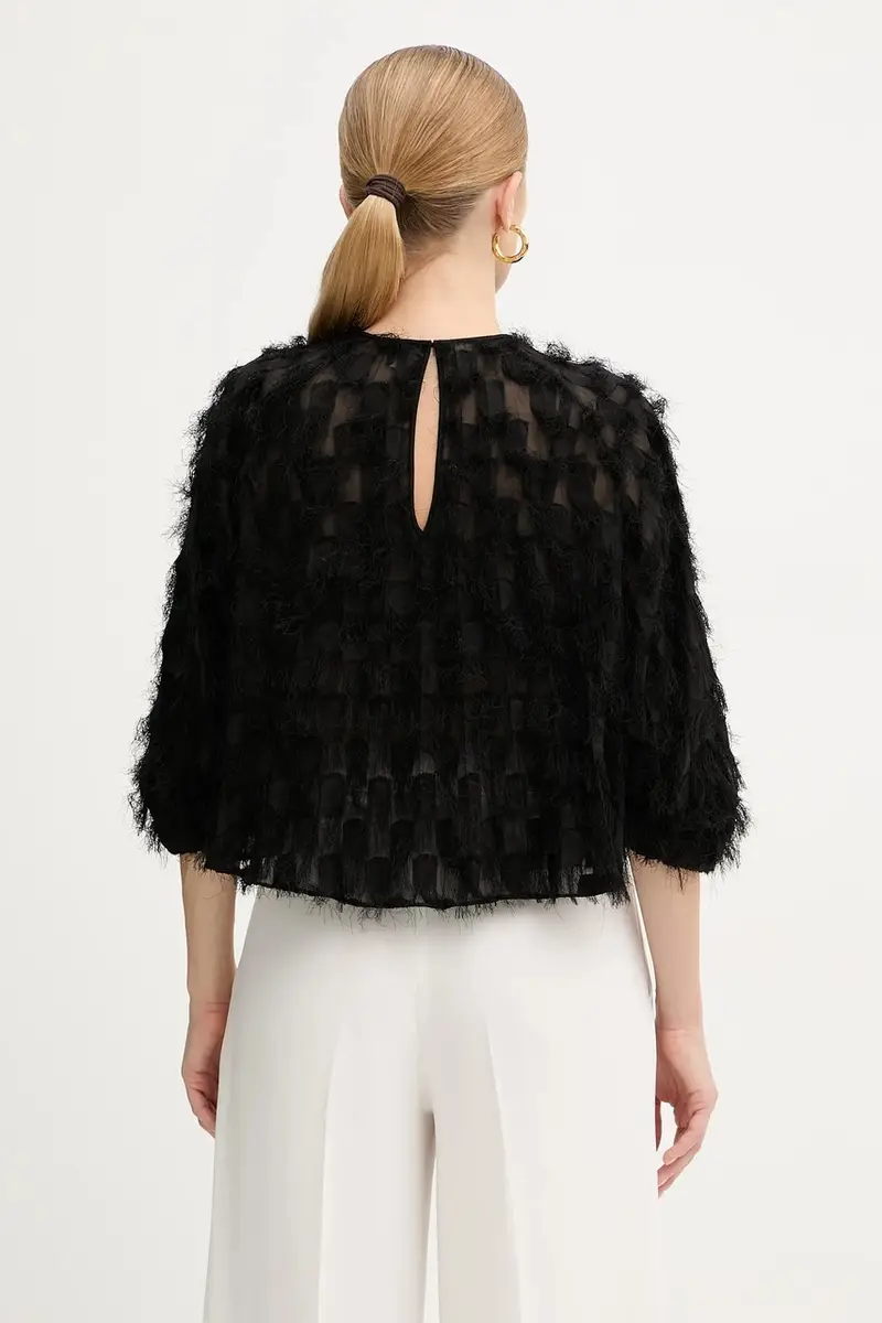 camicetta donna colore nero 50546822 miniatura 3