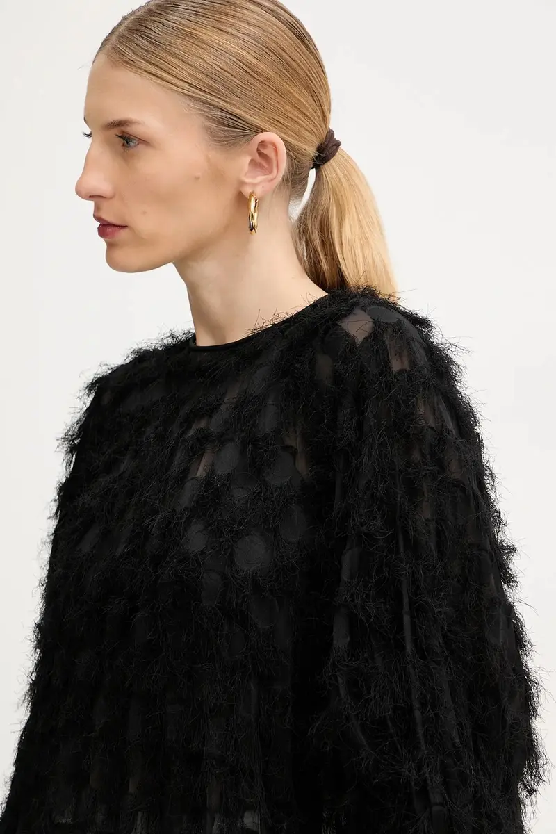 camicetta donna colore nero 50546822 miniatura 4