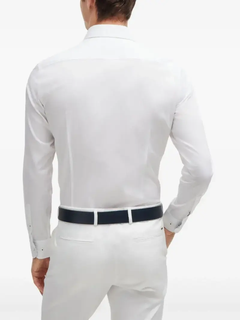 Camicia bianca classica Bianco miniatura 2