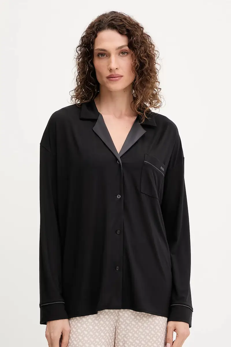 camicia da pigiama donna colore nero 50545588