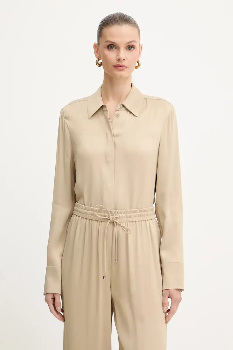 camicia donna colore beige 50542007