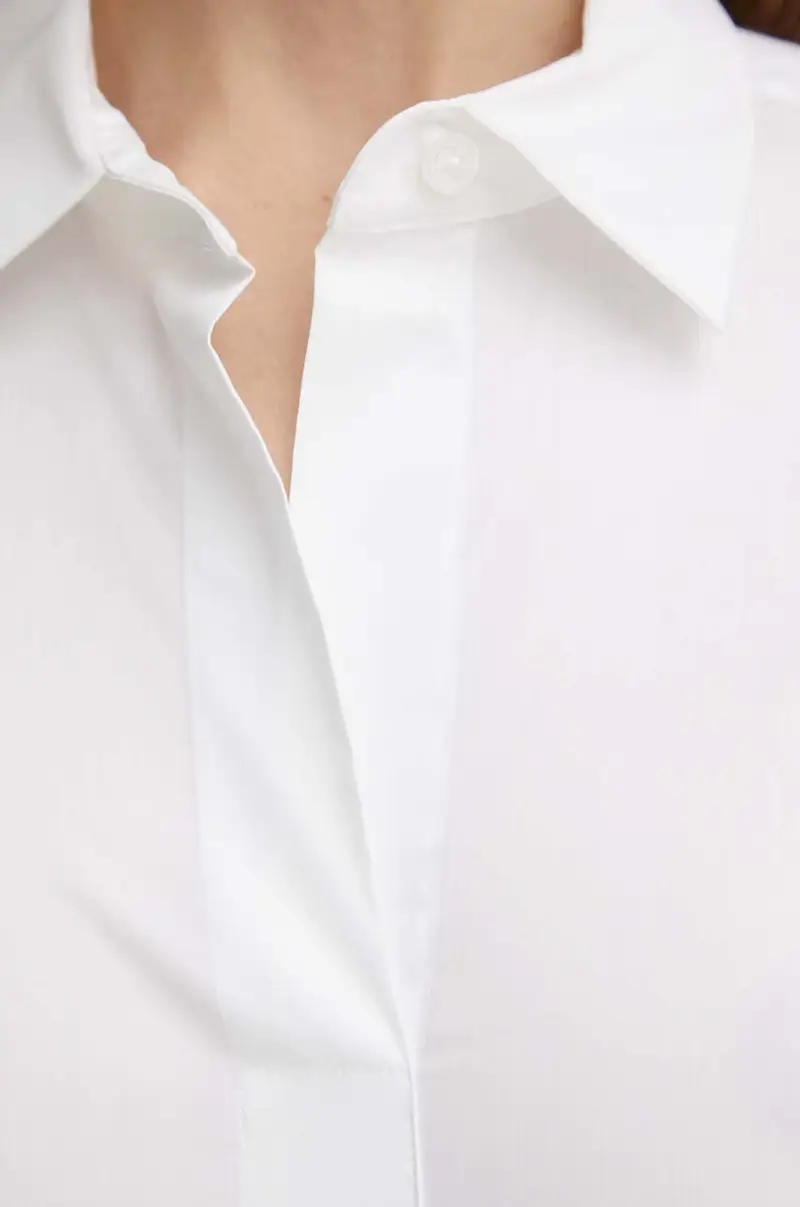 camicia donna colore bianco Beige miniatura 5