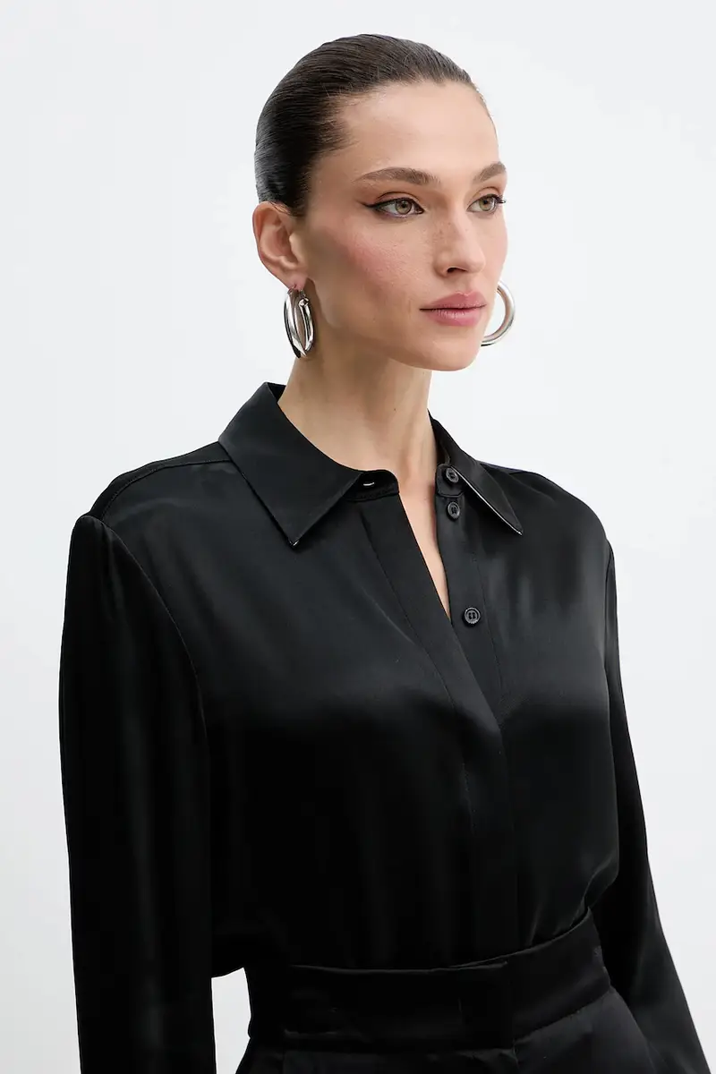 camicia donna colore nero 50542007 miniatura 4