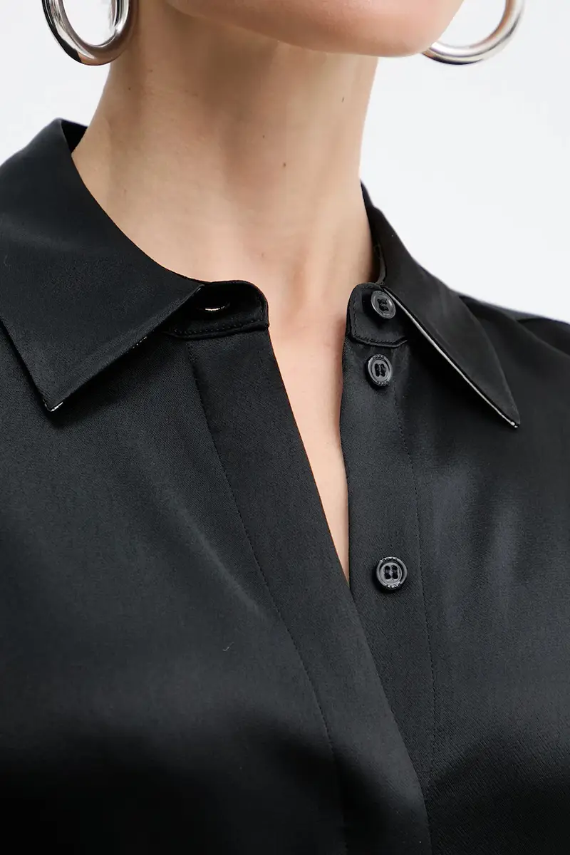 camicia donna colore nero 50542007 miniatura 5