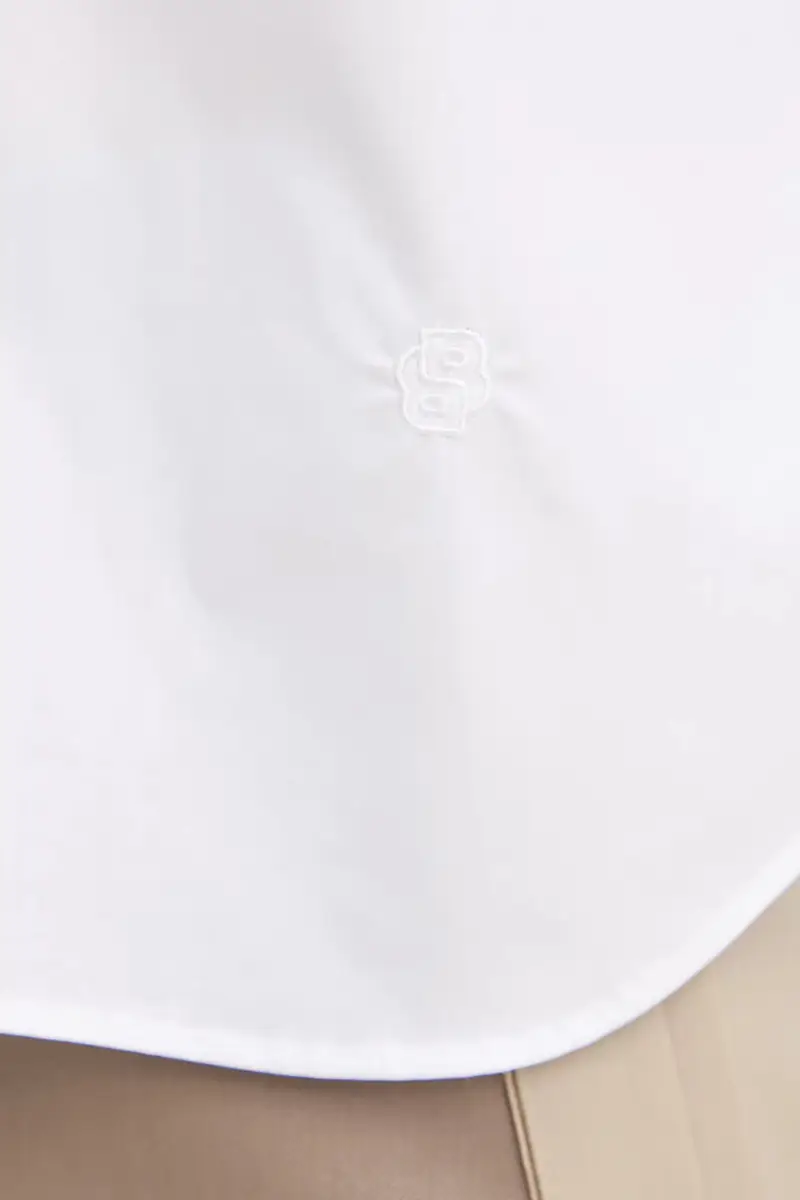 camicia in cotone donna colore bianco 50543684 miniatura 5