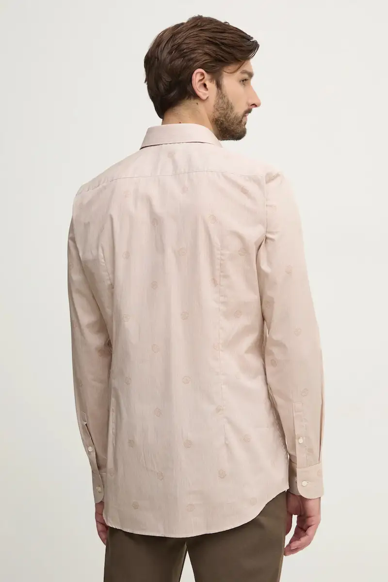 camicia in cotone uomo colore beige 50533044 miniatura 3