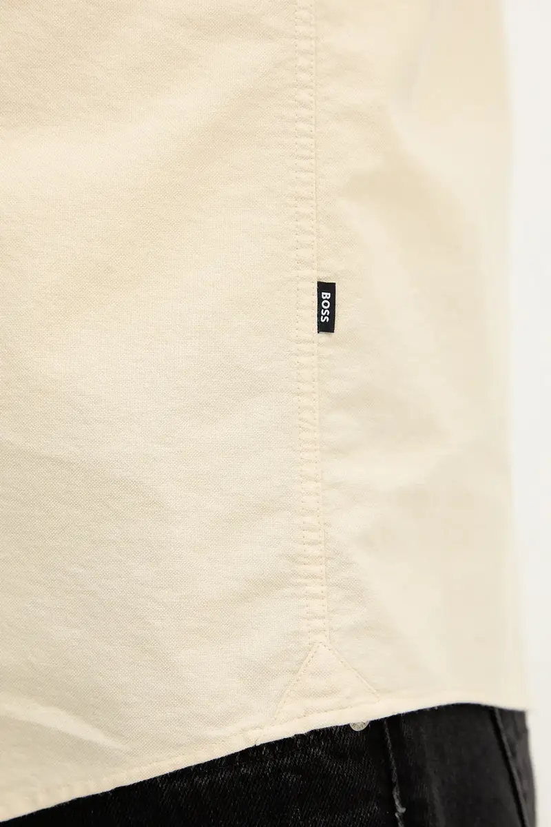 camicia in cotone uomo colore beige 50544917 miniatura 5