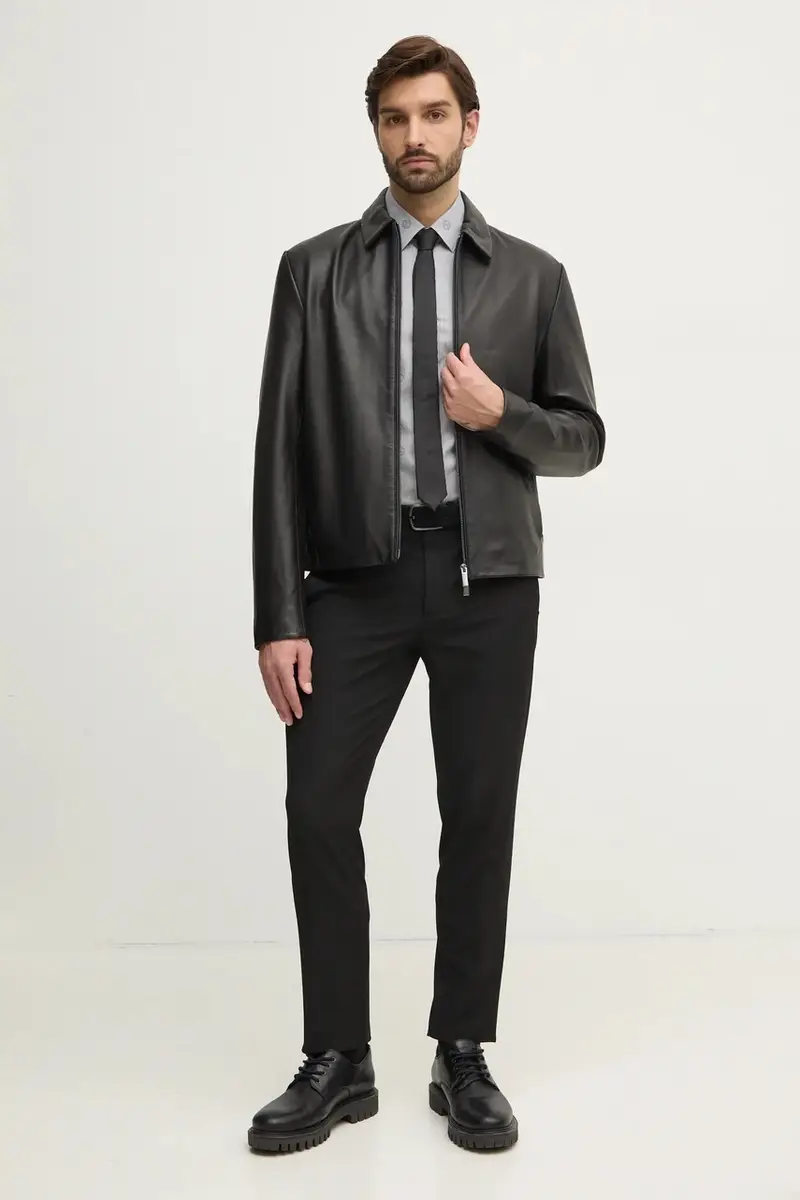 camicia in cotone uomo colore nero 50533044 miniatura 2