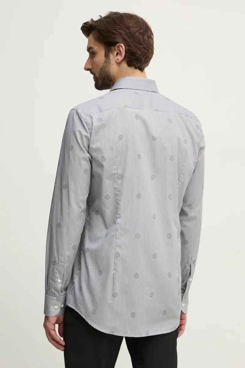 camicia in cotone uomo colore nero 50533044 miniatura 3