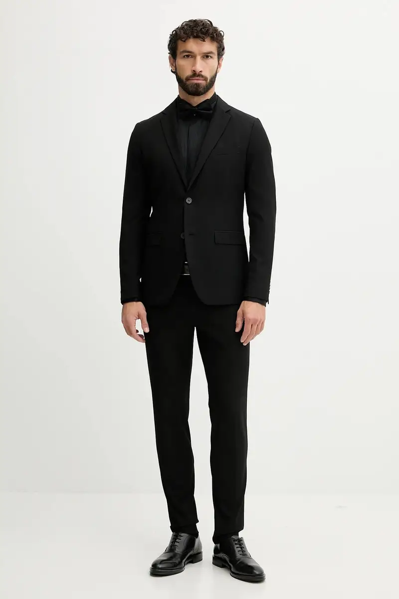 camicia in cotone uomo colore nero 50550662 miniatura 2