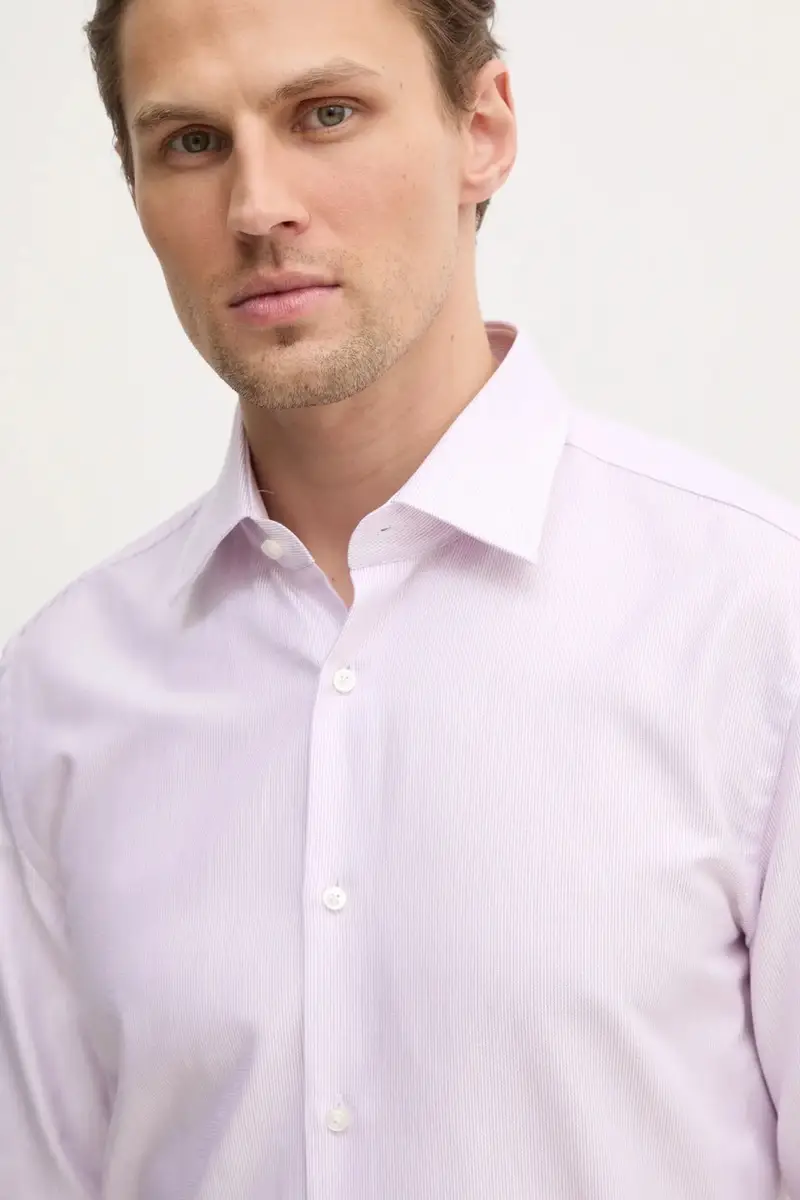 camicia in cotone uomo colore rosa 50533040 miniatura 5