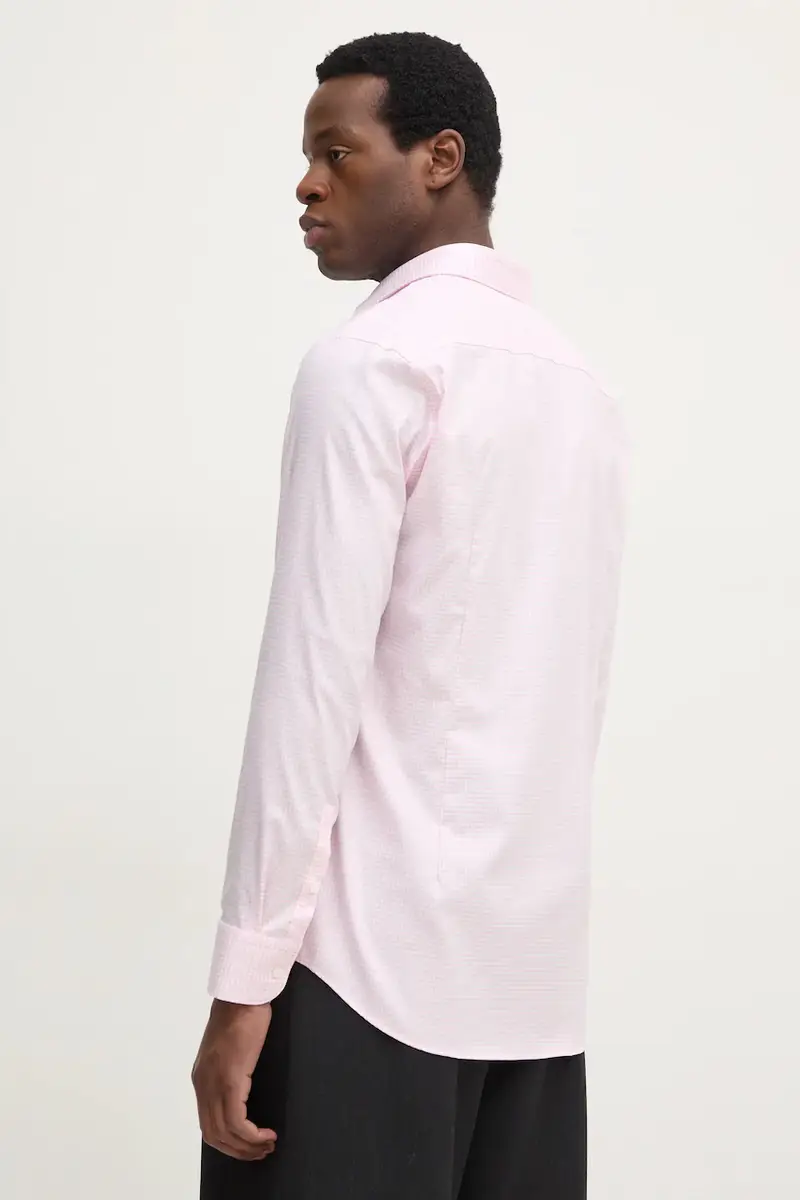 camicia in cotone uomo colore rosa 50533421 miniatura 3