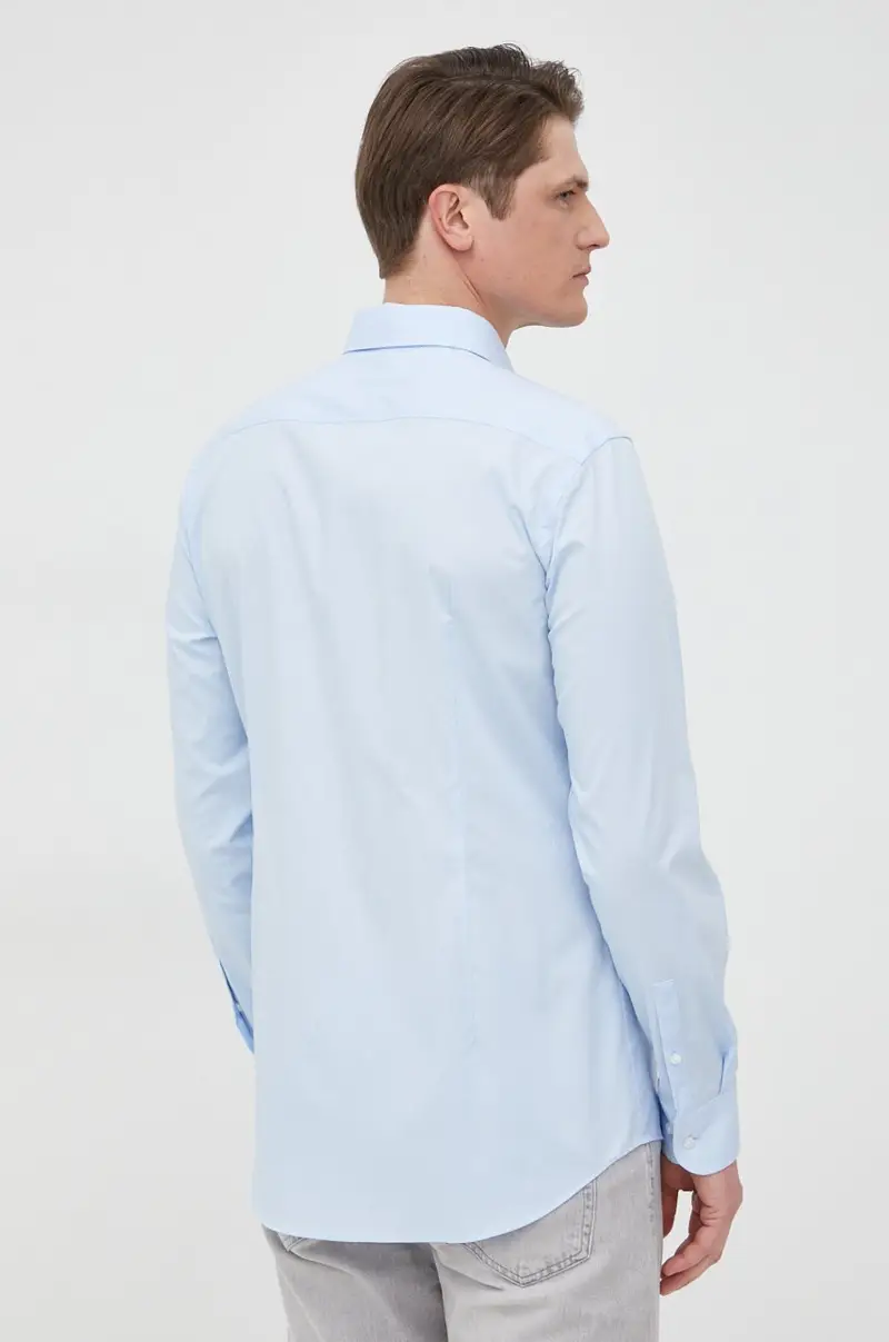 camicia uomo Blu miniatura 2