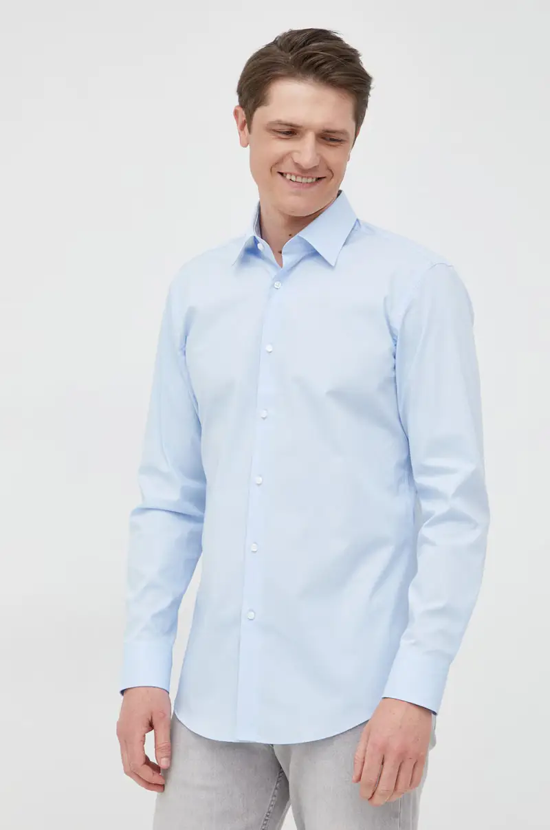 camicia uomo Blu