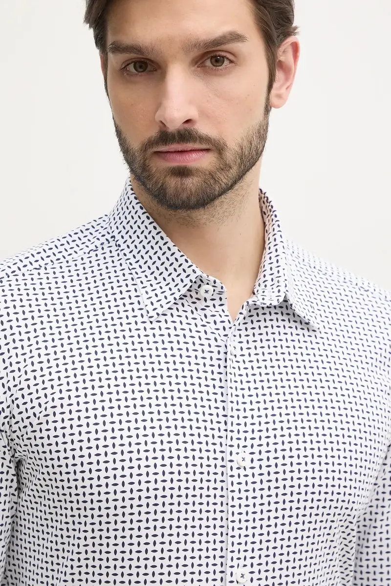 camicia uomo colore bianco 50539457 miniatura 4