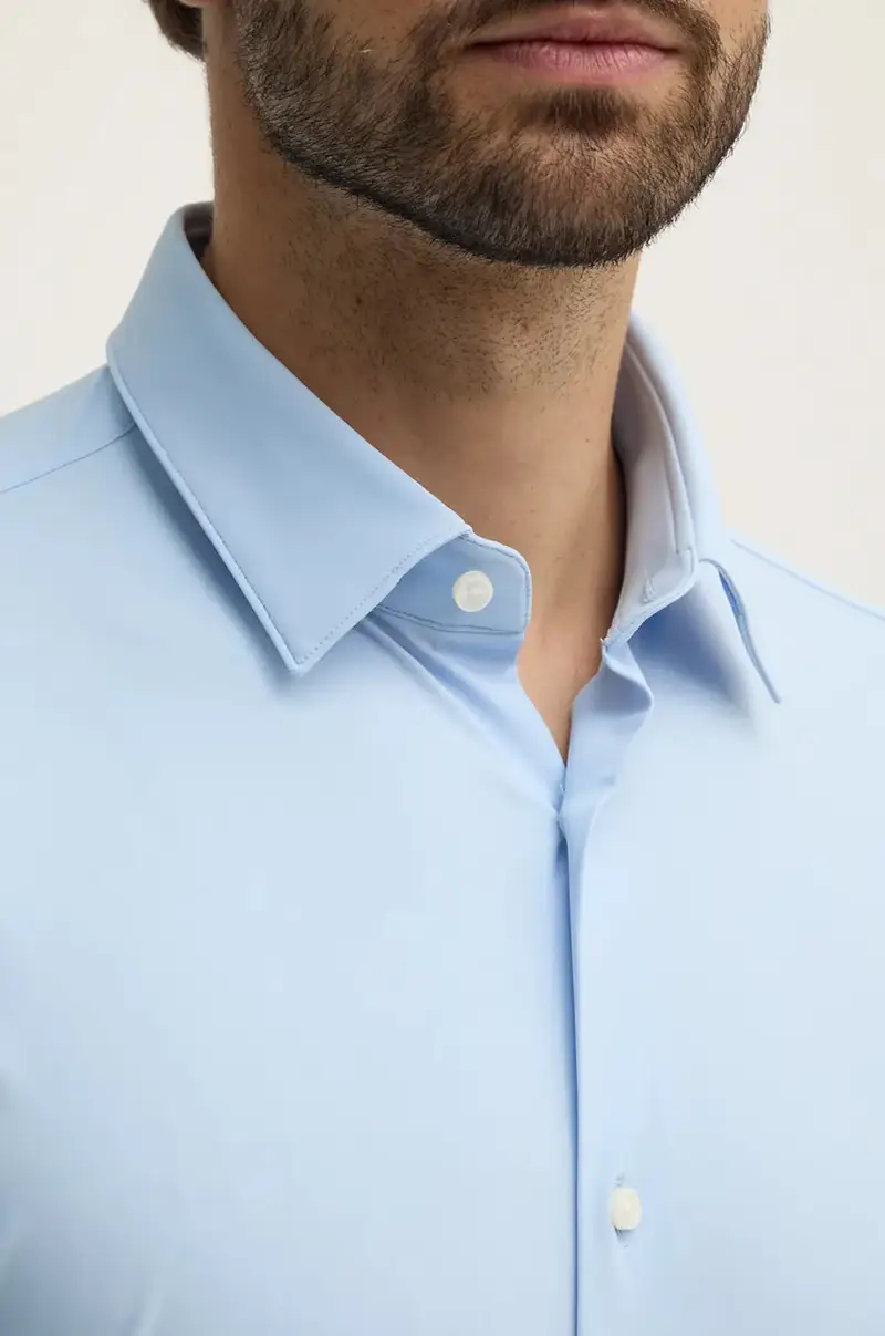 camicia uomo colore blu 50503554 miniatura 2