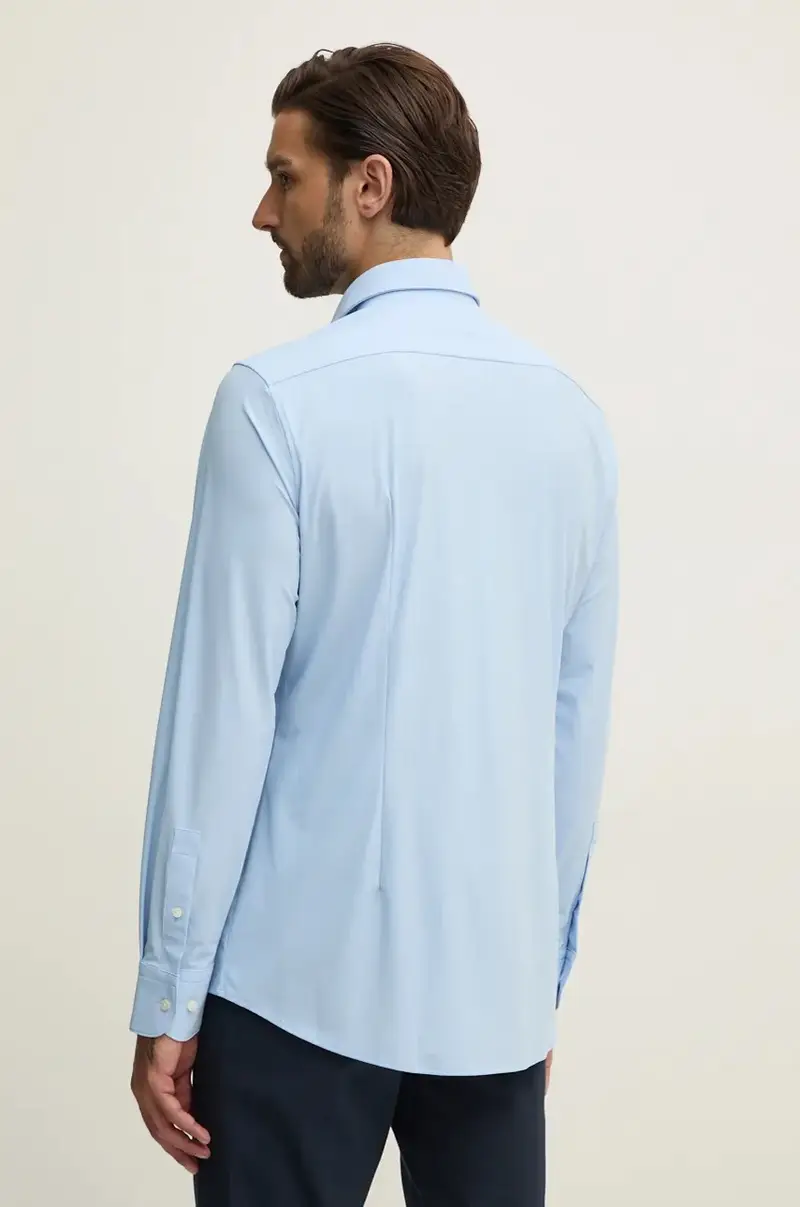 camicia uomo colore blu 50503554 miniatura 4